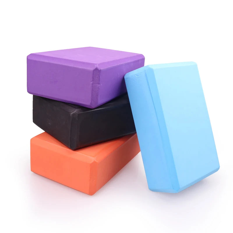 EVA Foam Yoga Block Props Brick Gym Pilates Yoga Column Back Exercise BodyBuilding Fitness Sport Workout Equipment for Home Yoga Essentials Here