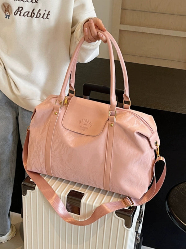 Hand-Carrying Short Travel Women's Travel Lightweight Waterproof Travel Bag Yoga Essentials Here