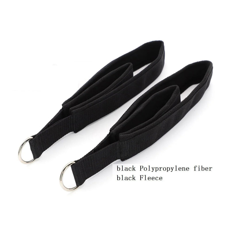 Double Ring Elastic Yoga Pilates Bed Exercise Accessory Ankle Buckle Pilates Stretch Strap Resistance Band elastic cord Yoga Essentials Here