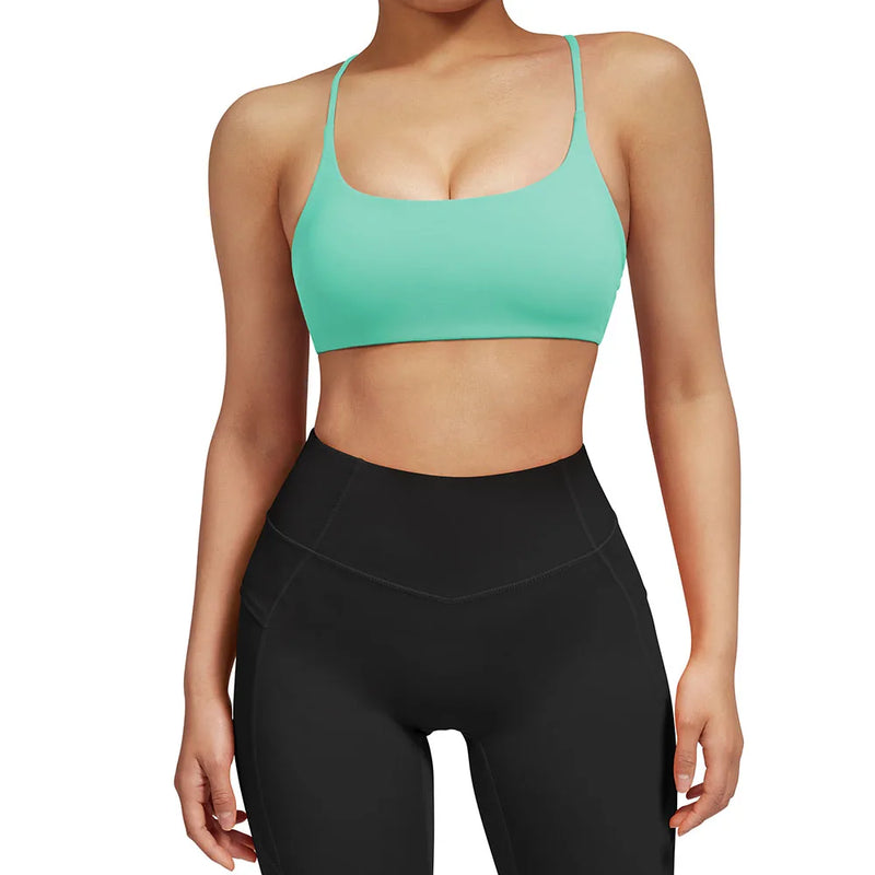 Women's Yoga Bra, Fitness Sports Bra, Sportswear for Women, Push Up Sports Bra for Running, Gym Crop Top, for Fitness