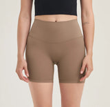 SOISOU Nylon Women's Shorts Gym Yoga Shorts Leggings High Waist Elastic Tight Breathable No Awkward Lines Women's Cycling Shorts Yoga Essentials Here