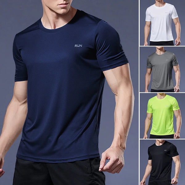 Men's short sleeve sports t-shirt for running