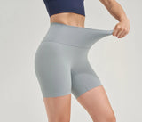 SOISOU Nylon Women's Shorts Gym Yoga Shorts Leggings High Waist Elastic Tight Breathable No Awkward Lines Women's Cycling Shorts Yoga Essentials Here