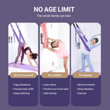 Aerial Yoga Strap Pull Rope Woman Hammock Stretch Leg Splits Trainer Female Gym Belt Aerial Hammock Swing Stretching Inversion Yoga Essentials Here