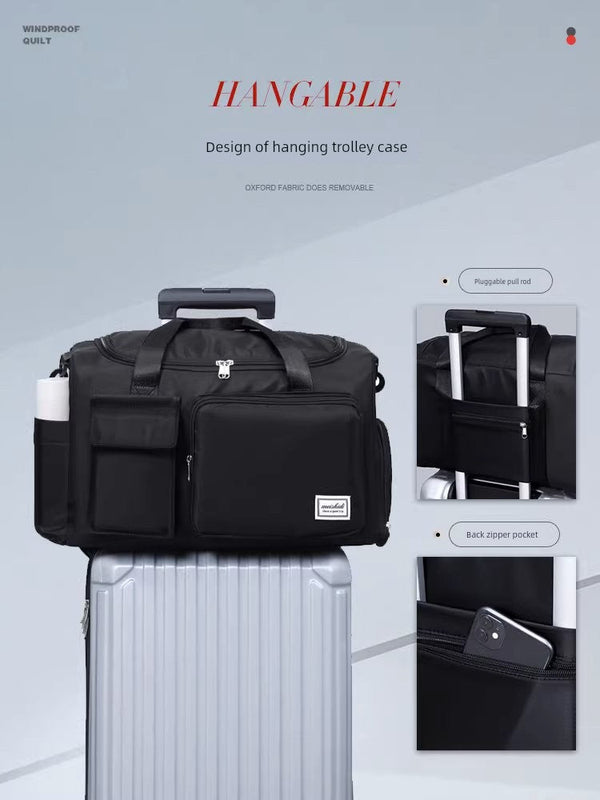 Business Trips for Men and Women Lightweight Storage Short-Distance Student Travel Bag Yoga Essentials Here