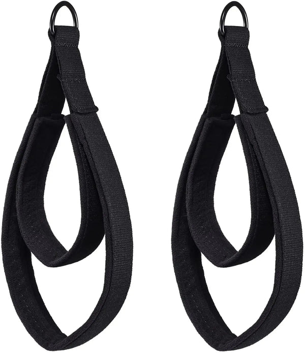 Double Ring Elastic Yoga Pilates Bed Exercise Accessory Ankle Buckle Pilates Stretch Strap Resistance Band elastic cord Yoga Essentials Here