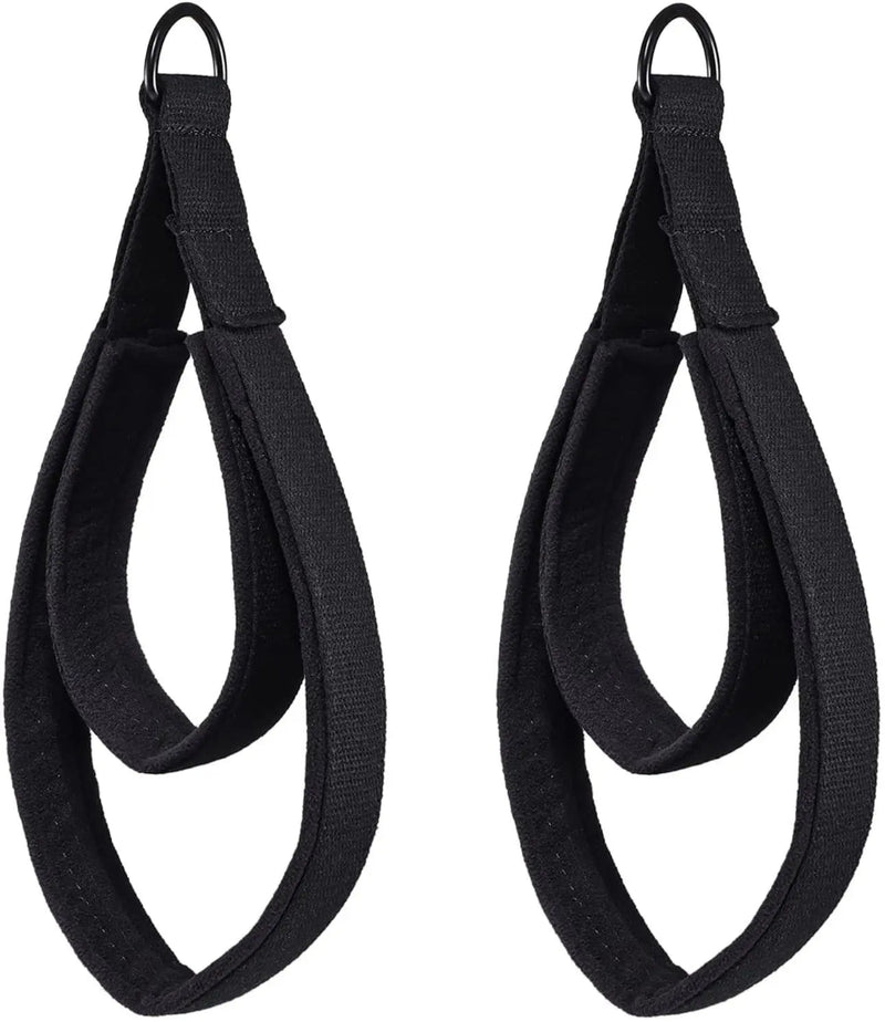 Double Ring Elastic Yoga Pilates Bed Exercise Accessory Ankle Buckle Pilates Stretch Strap Resistance Band elastic cord Yoga Essentials Here