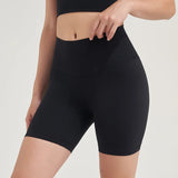 SOISOU Nylon Women's Shorts Gym Yoga Shorts Leggings High Waist Elastic Tight Breathable No Awkward Lines Women's Cycling Shorts Yoga Essentials Here