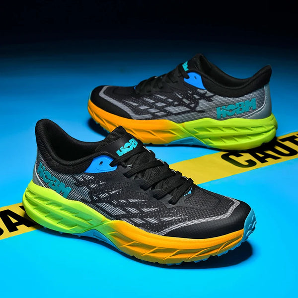 Modern cushioned running shoes for men