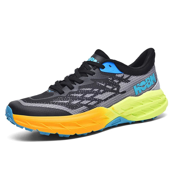 Modern cushioned running shoes for men