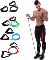 Hot 3 Levels Resistance Yoga Pull Rope Bands Handles Elastic Sports Bodybuild Home Gym Workouts Muscle Training Rubber Tube Band Yoga Essentials Here