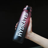 Water Bottle Motivational Sport Water Bottle Leakproof Drinking Bottles Outdoor Sports Travel Kettle Drinking Water Bottle
