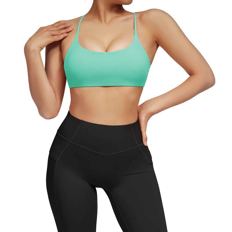 Women's Yoga Bra, Fitness Sports Bra, Sportswear for Women, Push Up Sports Bra for Running, Gym Crop Top, for Fitness