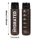 Water Bottle Motivational Sport Water Bottle Leakproof Drinking Bottles Outdoor Sports Travel Kettle Drinking Water Bottle