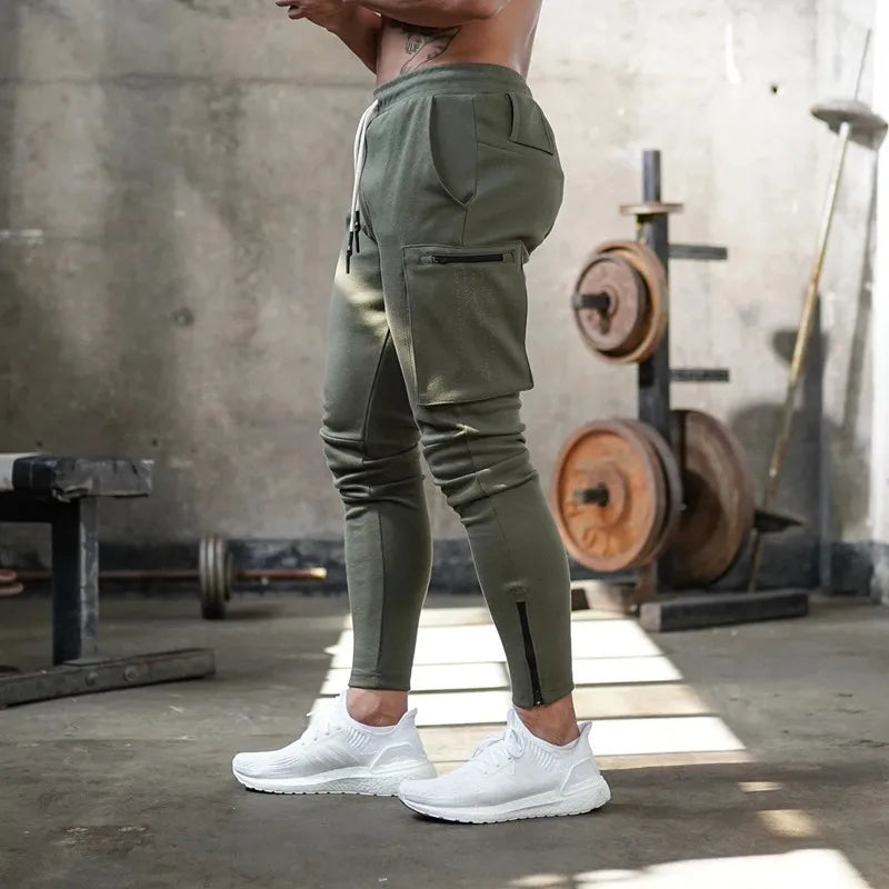 Men's lightweight, stretchy, custom-made sports pants