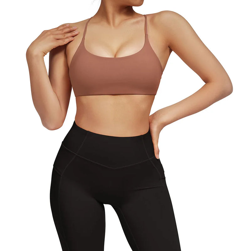 Women's Yoga Bra, Fitness Sports Bra, Sportswear for Women, Push Up Sports Bra for Running, Gym Crop Top, for Fitness
