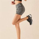 Women gym shorts High Waist Lifting Push Up Tight Yoga Cycling biker shorts Phone Pocket Jogging Running Fitness Short Pant lady Yoga Essentials Here