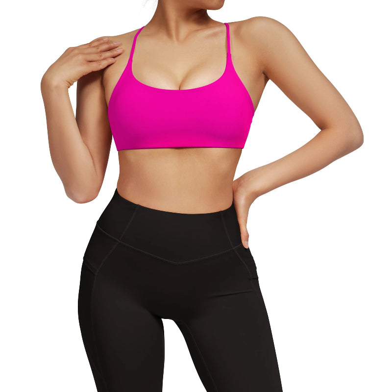 Women's Yoga Bra, Fitness Sports Bra, Sportswear for Women, Push Up Sports Bra for Running, Gym Crop Top, for Fitness