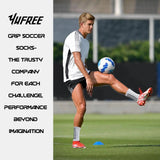 4 Pairs of Sports Socks Football Socks Men's Mid-calf Socks Breathable Silicone Anti-slip Dot Socks Basketball Yoga Socks Yoga Essentials Here
