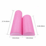 Half Round EVA Foam Roller For Yoga Pilates Fitness Equipment Balance Pad Yoga Blocks With Massage Floating Point 30-45cm Yoga Essentials Here