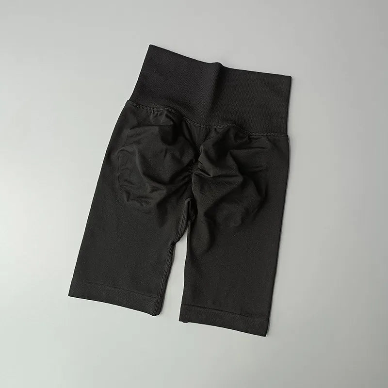 Women Yoga Shorts High Waist Sport Shorts Hip Push Up Soft Fitness Quick Dry Running Shorts Tummy Control Workout Gym Shorts Yoga Essentials Here