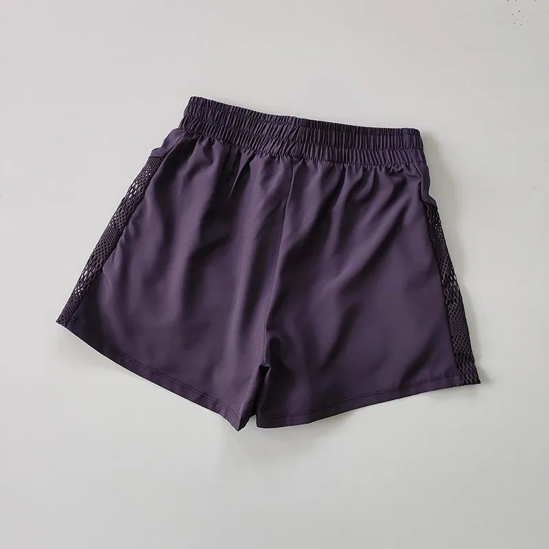 Women's Yoga Shorts High Waist Sport Fitness 2 in 1 Workout Shorts Running Pants Sports Shorts Casual Gym Quick Drying Shorts Yoga Essentials Here