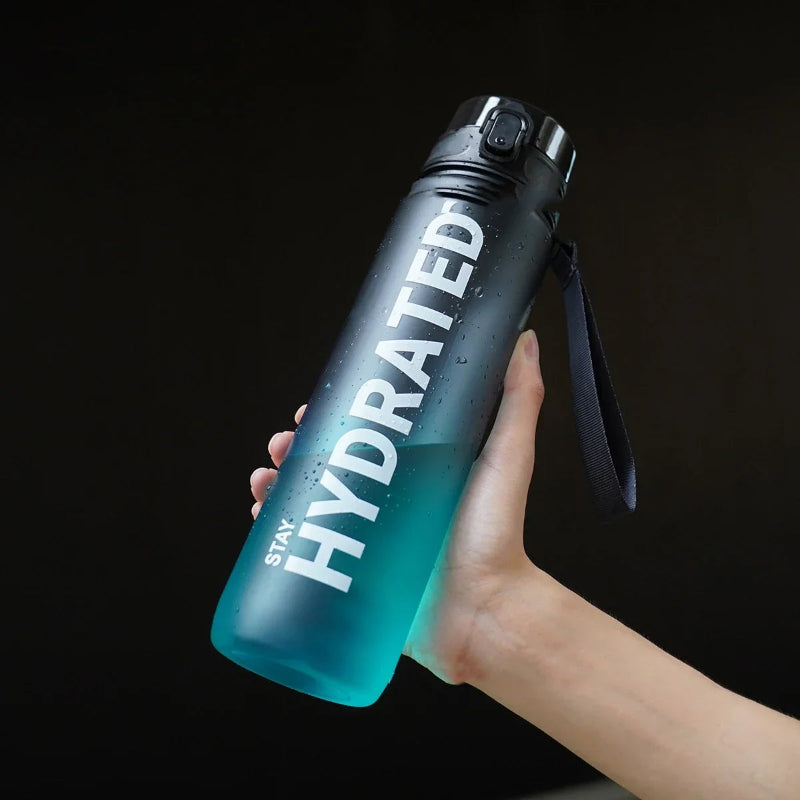 Water Bottle Motivational Sport Water Bottle Leakproof Drinking Bottles Outdoor Sports Travel Kettle Drinking Water Bottle