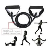 Hot 3 Levels Resistance Yoga Pull Rope Bands Handles Elastic Sports Bodybuild Home Gym Workouts Muscle Training Rubber Tube Band Yoga Essentials Here
