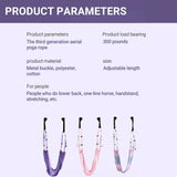 Aerial Yoga Strap Pull Rope Woman Hammock Stretch Leg Splits Trainer Female Gym Belt Aerial Hammock Swing Stretching Inversion Yoga Essentials Here
