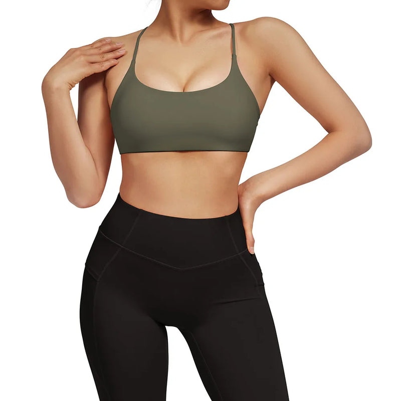 Women's Yoga Bra, Fitness Sports Bra, Sportswear for Women, Push Up Sports Bra for Running, Gym Crop Top, for Fitness