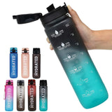 Water Bottle Motivational Sport Water Bottle Leakproof Drinking Bottles Outdoor Sports Travel Kettle Drinking Water Bottle