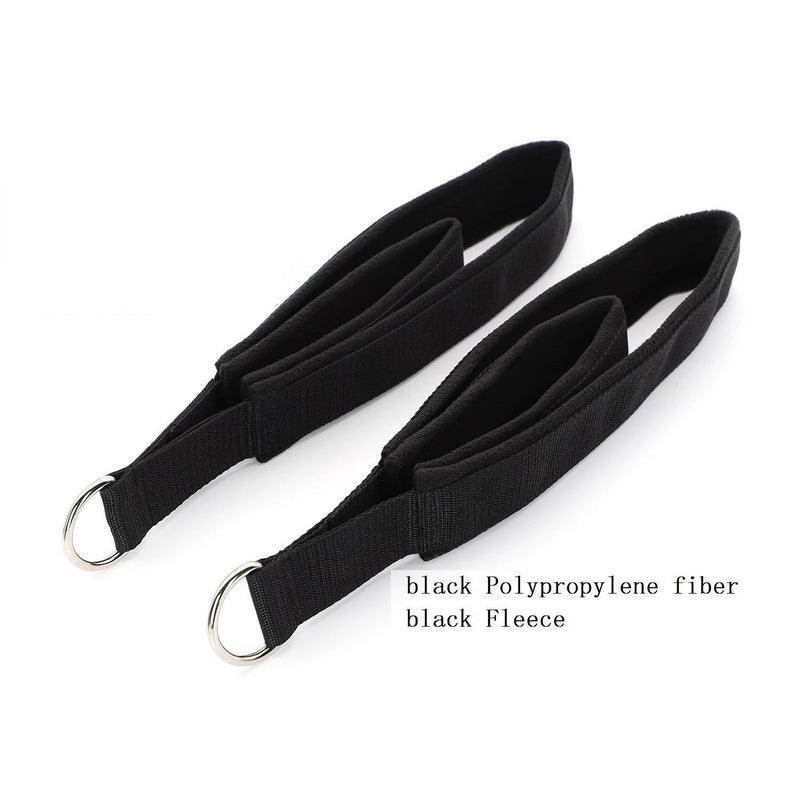 Double Ring Elastic Yoga Pilates Bed Exercise Accessory Ankle Buckle Pilates Stretch Strap Resistance Band elastic cord Yoga Essentials Here