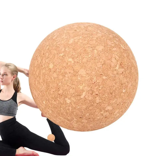 6~10cm Cork Massage Ball Back Massage Foot Massager Yoga Ball Tension Release Therapy Myofascial Ball Yoga Deep Tissue Massage