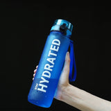 Water Bottle Motivational Sport Water Bottle Leakproof Drinking Bottles Outdoor Sports Travel Kettle Drinking Water Bottle