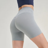 SOISOU Nylon Women's Shorts Gym Yoga Shorts Leggings High Waist Elastic Tight Breathable No Awkward Lines Women's Cycling Shorts Yoga Essentials Here