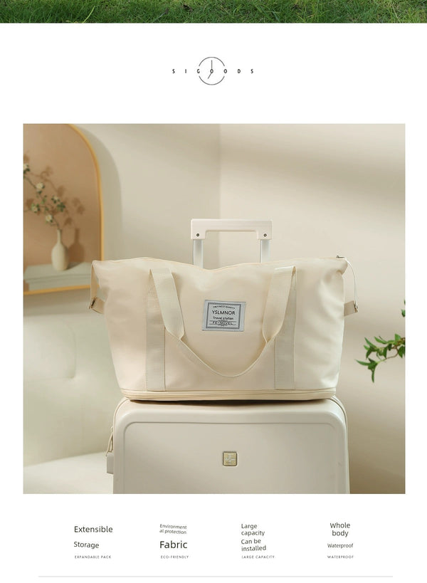 Women's Oversized Satchel Portable Travel Bag Yoga Essentials Here
