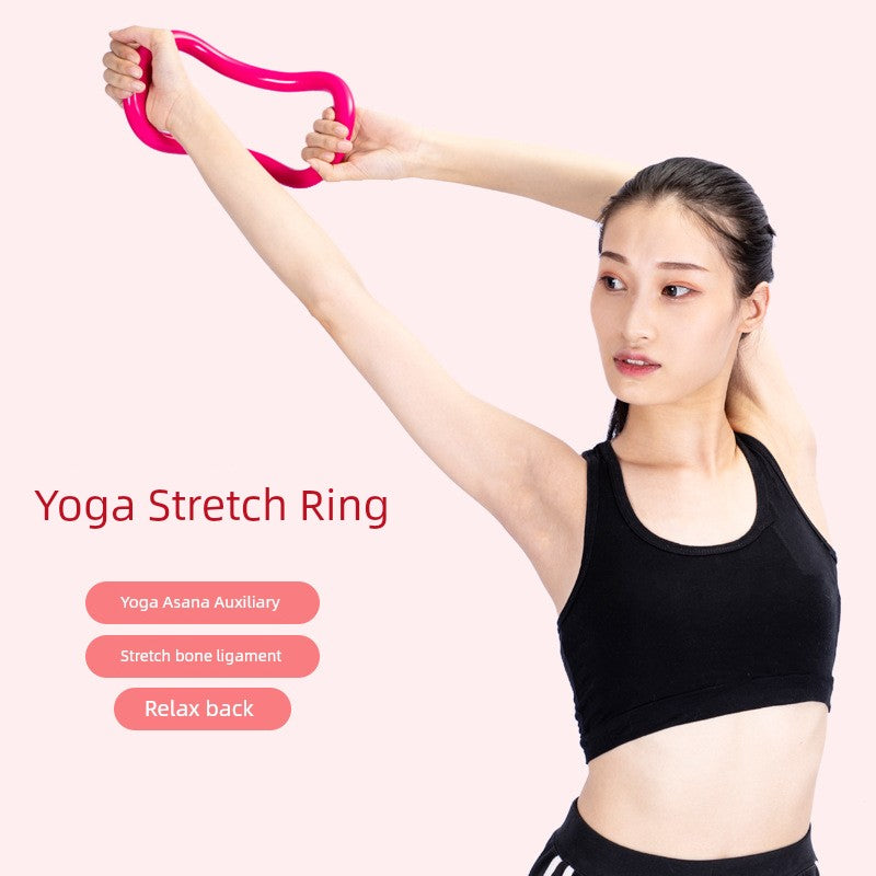 K-style Yoga Ring Magic Cycle Yoga Roller Fascia Stretch Ring Fitness Ring Yoga Auxiliary Products Pilates Roller Ring