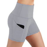 Women gym shorts High Waist Lifting Push Up Tight Yoga Cycling biker shorts Phone Pocket Jogging Running Fitness Short Pant lady Yoga Essentials Here