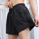 Women's Yoga Shorts High Waist Sport Fitness 2 in 1 Workout Shorts Running Pants Sports Shorts Casual Gym Quick Drying Shorts Yoga Essentials Here