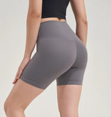 SOISOU Nylon Women's Shorts Gym Yoga Shorts Leggings High Waist Elastic Tight Breathable No Awkward Lines Women's Cycling Shorts Yoga Essentials Here