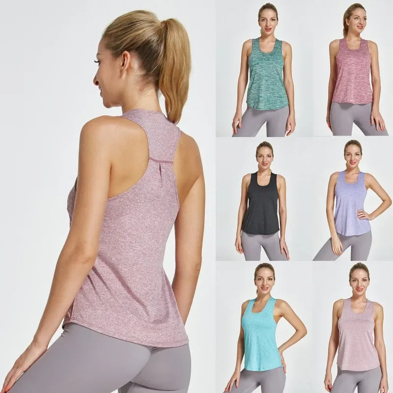 Women's sports yoga top for gym and fitness