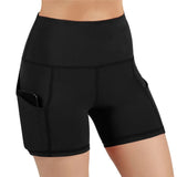 Women gym shorts High Waist Lifting Push Up Tight Yoga Cycling biker shorts Phone Pocket Jogging Running Fitness Short Pant lady Yoga Essentials Here