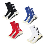 4 Pairs of Sports Socks Football Socks Men's Mid-calf Socks Breathable Silicone Anti-slip Dot Socks Basketball Yoga Socks Yoga Essentials Here