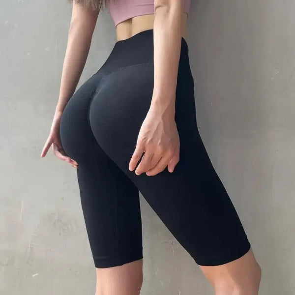 Women Yoga Shorts High Waist Sport Shorts Hip Push Up Soft Fitness Quick Dry Running Shorts Tummy Control Workout Gym Shorts Yoga Essentials Here